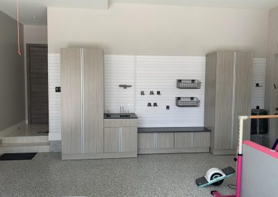 Cabinetry, PVC Slatwall, and Monkey Bar Storage Installation (Fort Lauderdale, Florida)