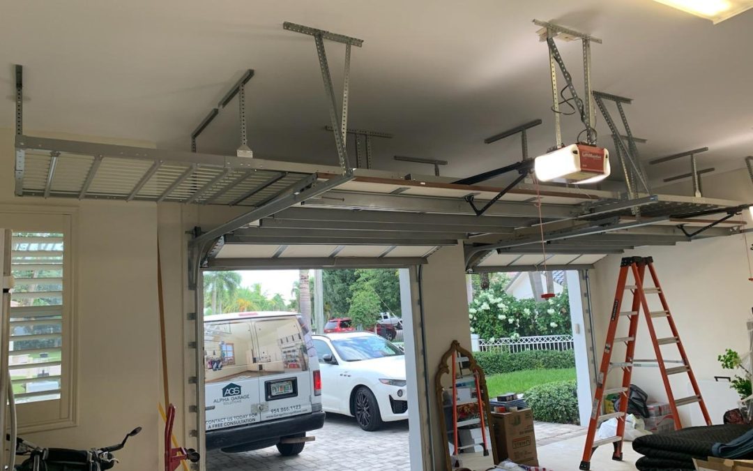 Monkey Bar Storage System and Overhead Ceiling Rack Installation (Lighthouse Point, Florida)